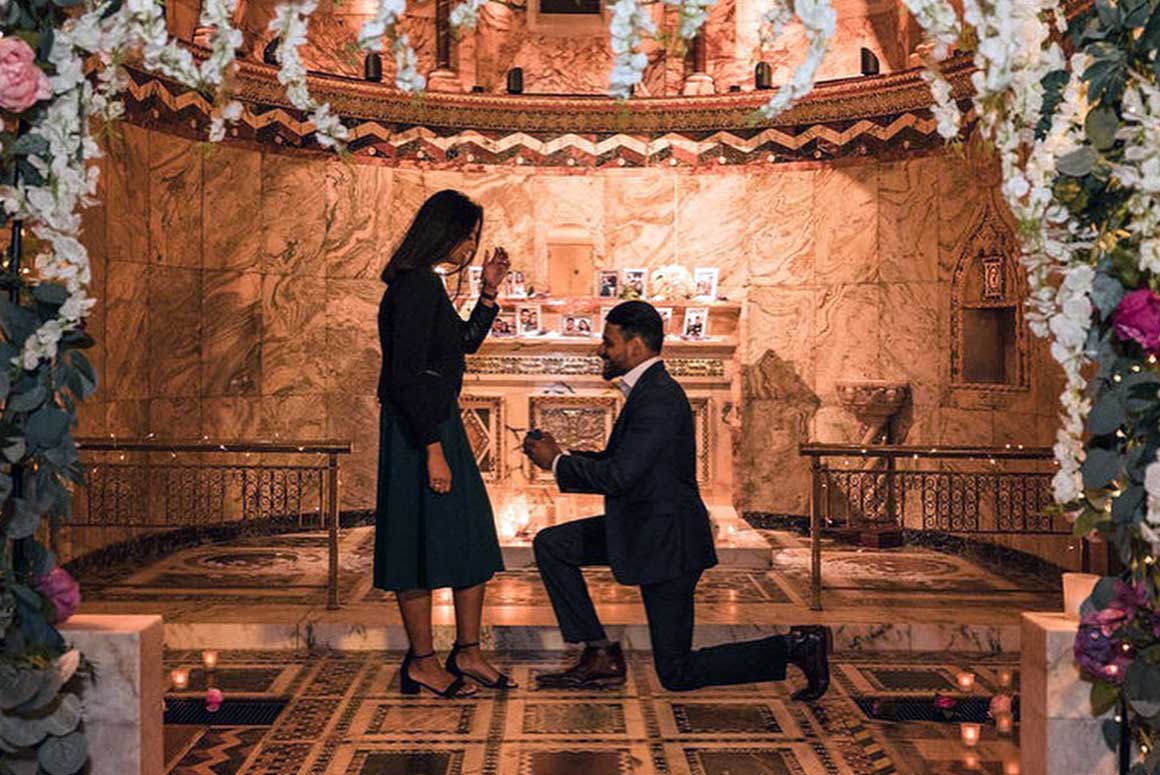 Fitzrovia Chapel - Marriage proposal - One Romance